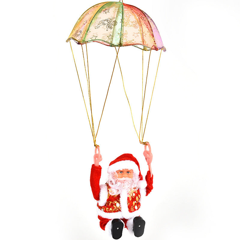 Electric Santa Claus Climbing Ladder