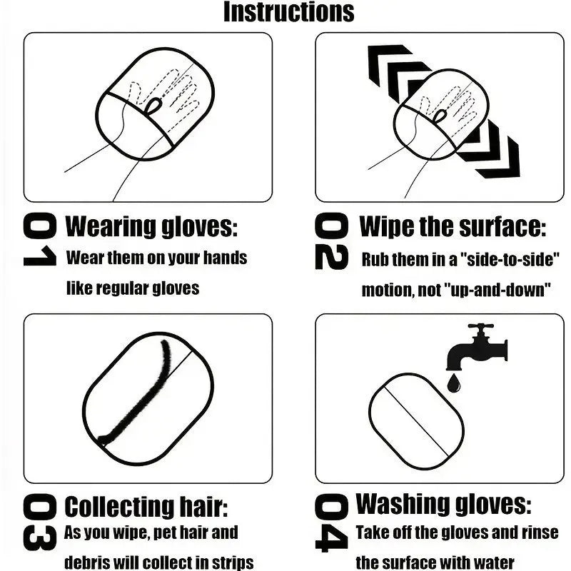 Lexora™ Premium Pet Hair Removal Glove