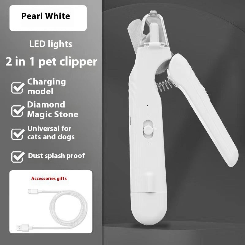 Lexora™ Premium 2 In 1 Pet Nail Clippers With Led