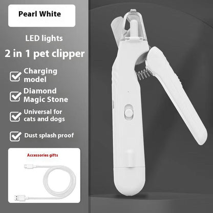 Lexora™ Premium 2 In 1 Pet Nail Clippers With Led