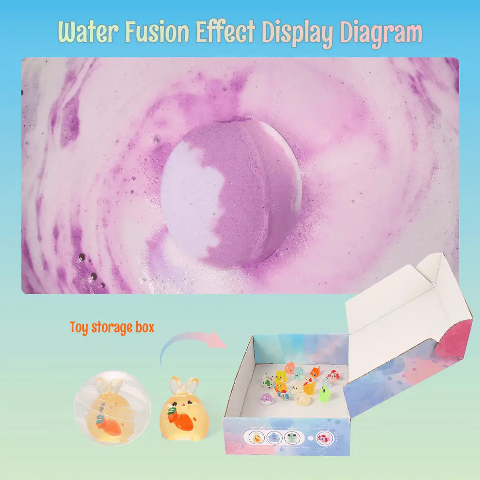 MystiCorn™ Bath Bombs for Kids with Toys Inside