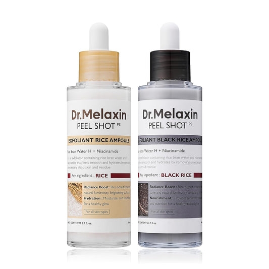 Dr. Melaxin™ RiceGlow Renewal Ampoule Brightening & Exfoliating Peeling Serum
