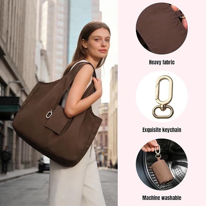 FoldKey™ — Foldable Keychain Tote Bag