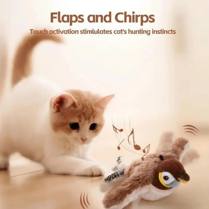 FluffyPaws™ Soft-Stitched Interactive Cat Toy