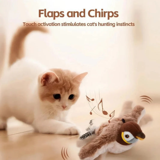 FluffyPaws™ Soft-Stitched Interactive Cat Toy
