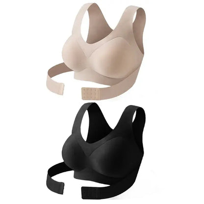 Seamless Cross-Back Support Bralette