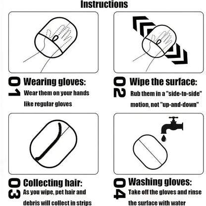 Lexora™ Premium Pet Hair Removal Glove