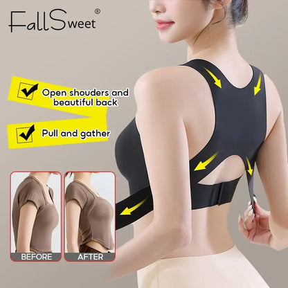 Seamless Cross-Back Support Bralette