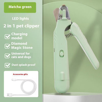 Lexora™ Premium 2 In 1 Pet Nail Clippers With Led