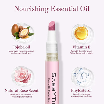 Cuticle Oil Pen and Pusher (2PCS)